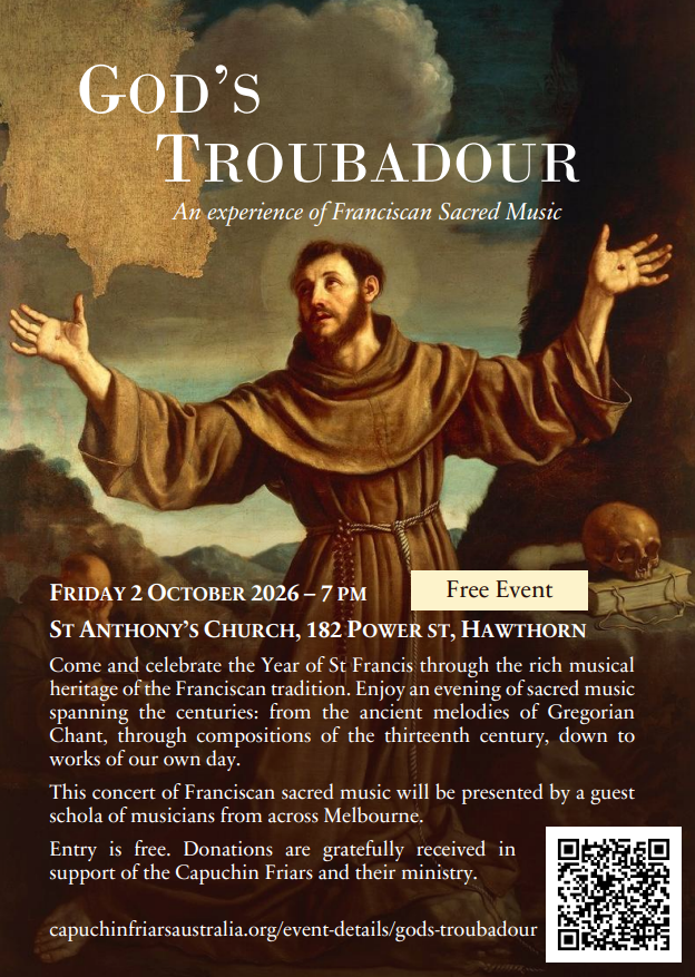 Gods Troubadour Flyer